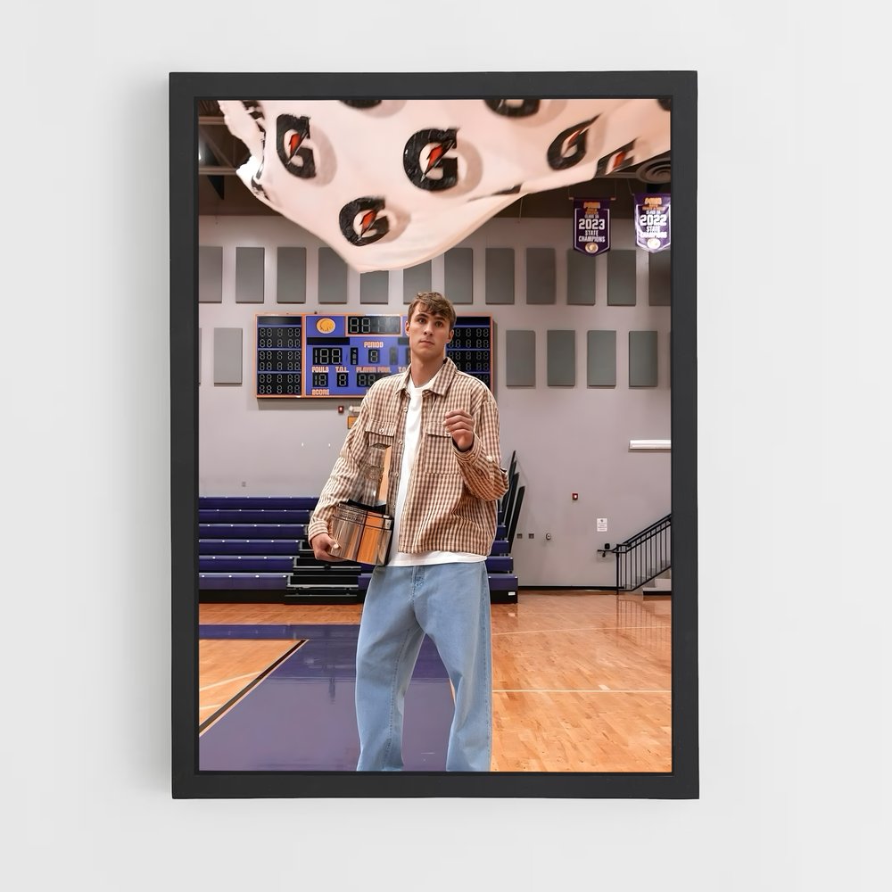 Poster Hoops & Style – affiche Basketball (vue 2)
